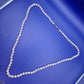 Elegante Rosenquarz Perlenkette mit Goldverschluss