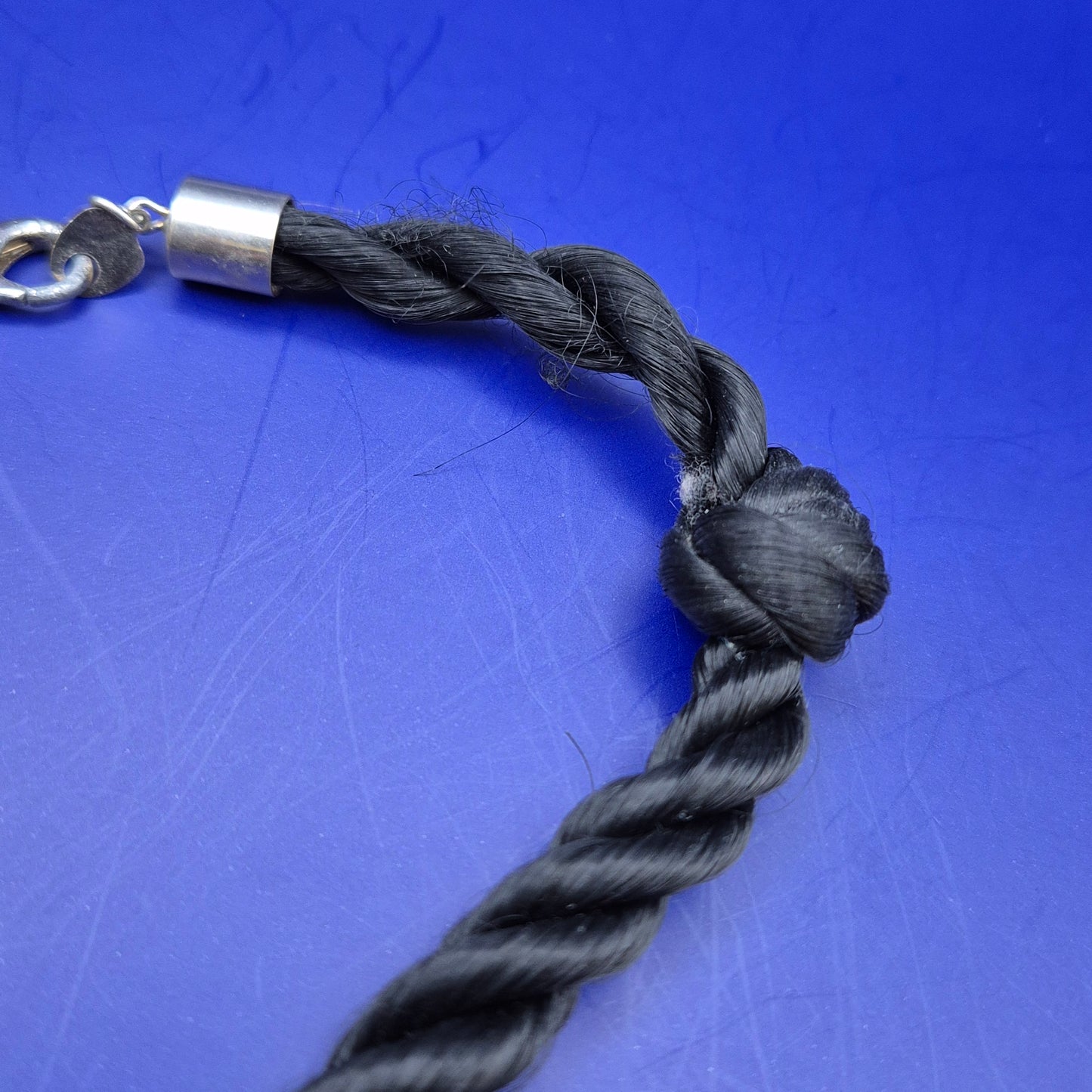 Vintage Statement Kette Seilkordel mit künstlerischem Anhänger