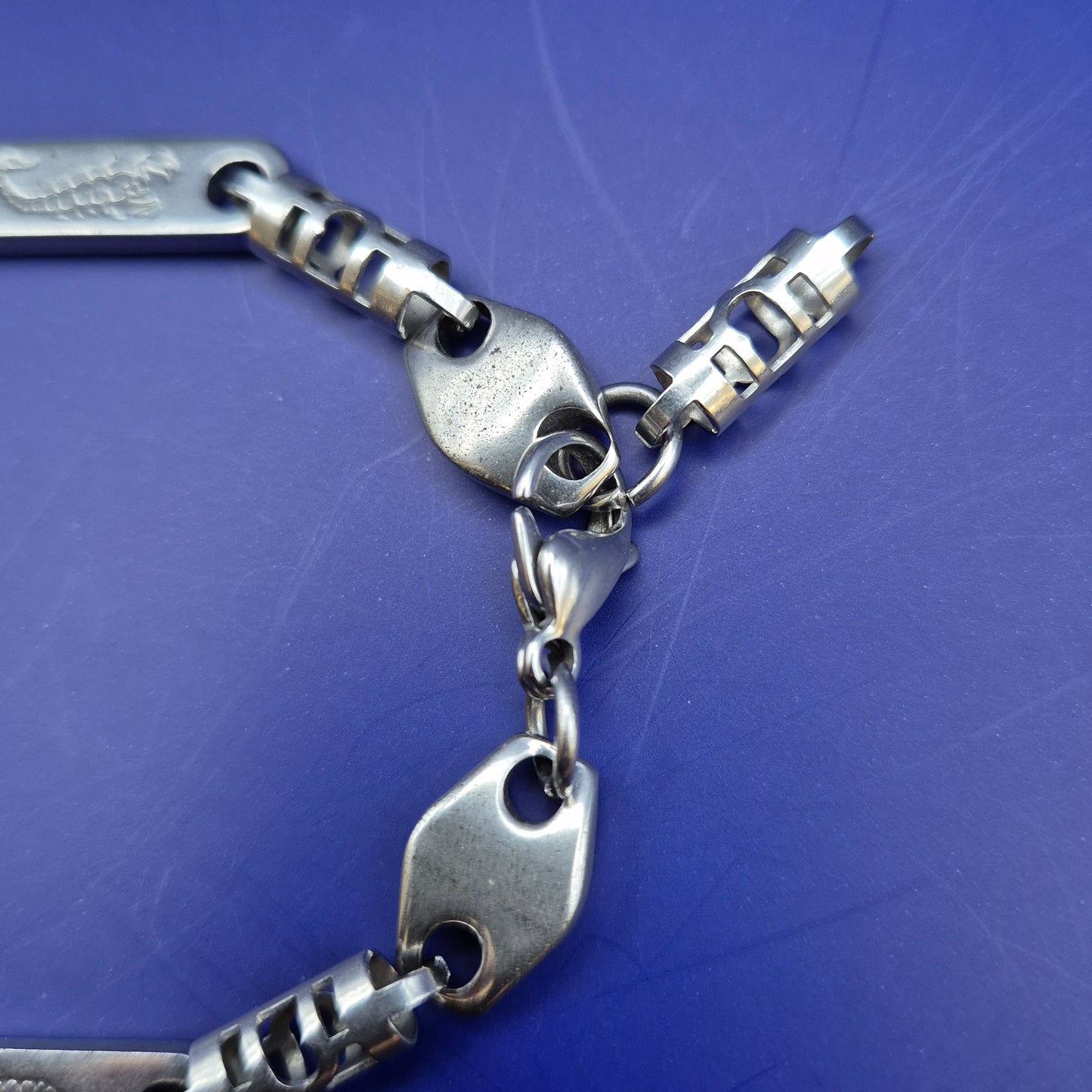 Vintage Edelstahl Armband mit Skorpion Motiv