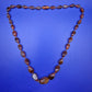 Vintage Bernstein Kette Tropfenform Verlauf