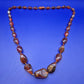 Vintage Bernstein Kette Tropfenform Verlauf