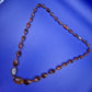 Vintage Bernstein Kette Tropfenform Verlauf