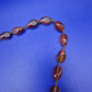 Vintage Bernstein Kette Tropfenform Verlauf