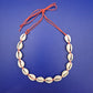 Vintage Kaurimuschel Kette Boho Strand Stil