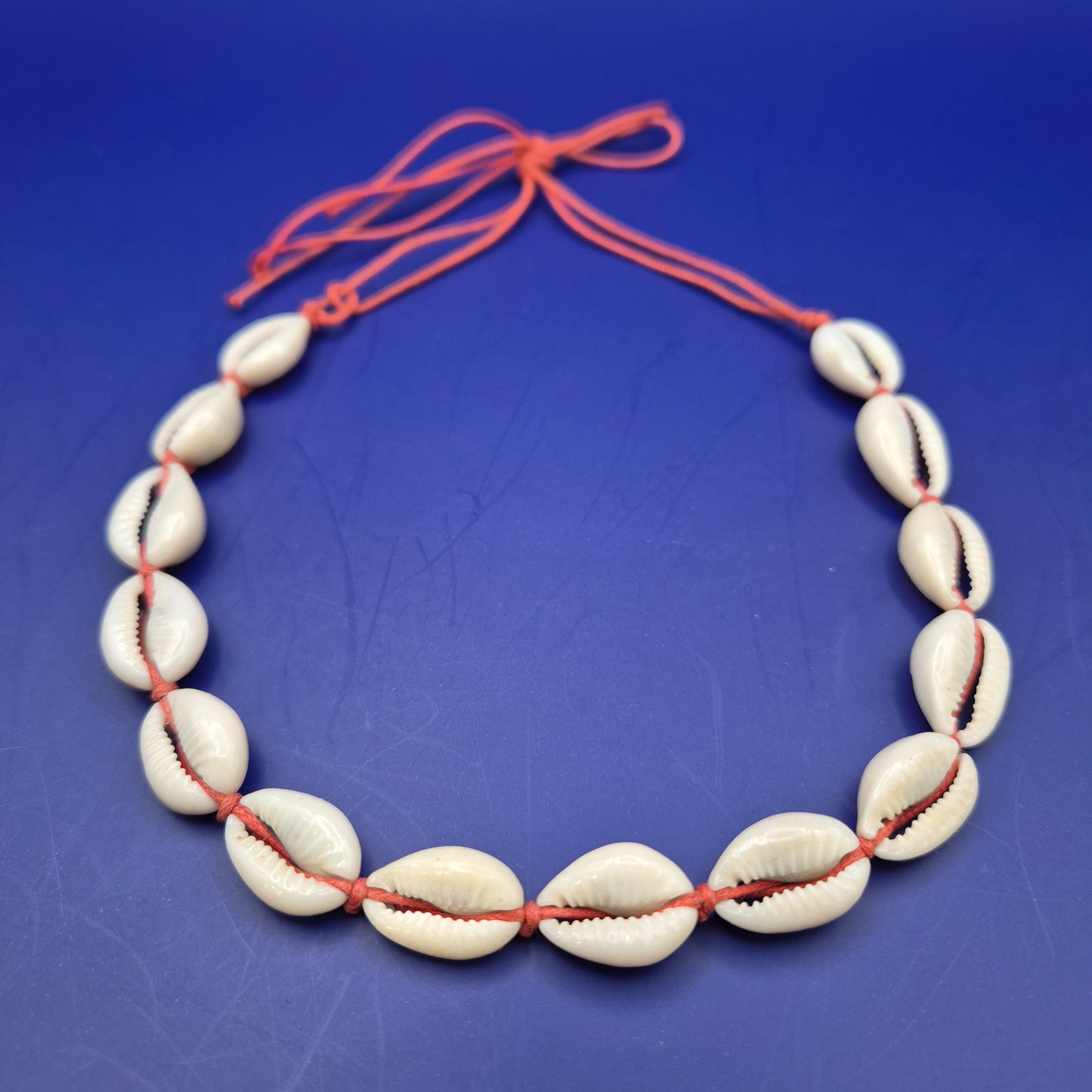 Vintage Kaurimuschel Kette Boho Strand Stil
