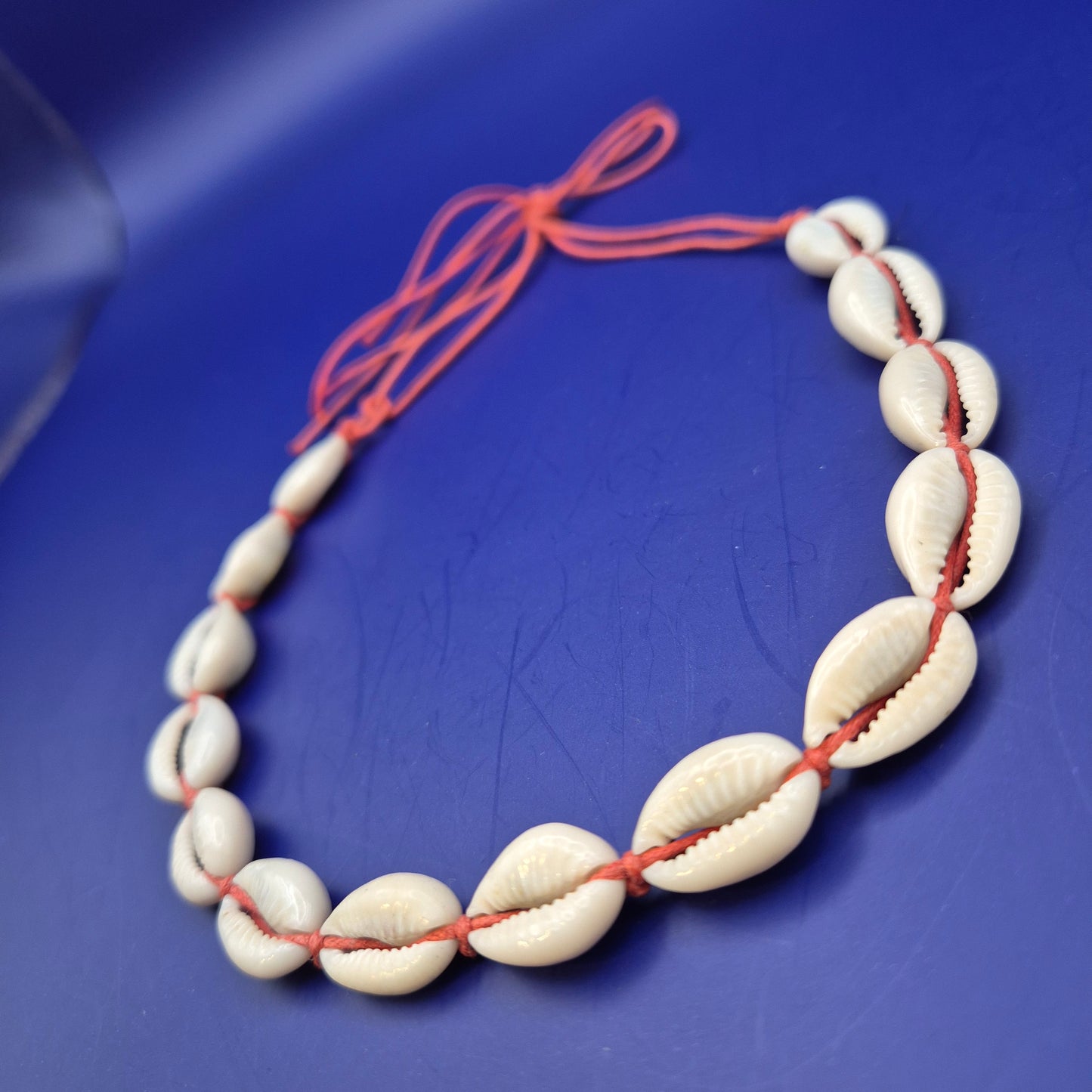 Vintage Kaurimuschel Kette Boho Strand Stil