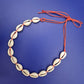 Vintage Kaurimuschel Kette Boho Strand Stil