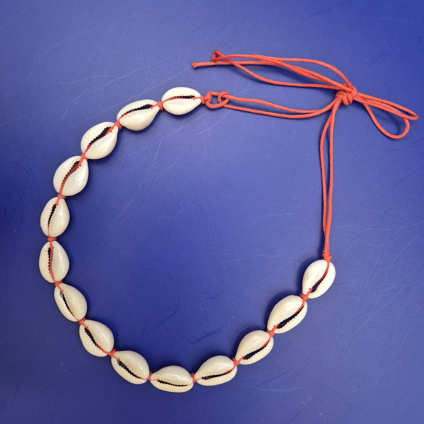 Vintage Kaurimuschel Kette Boho Strand Stil