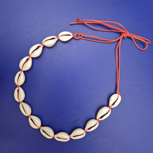 Vintage Kaurimuschel Kette Boho Strand Stil