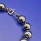 Elegantes Hämatit Perlenarmband mit Kugelschliff