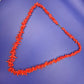Vintage Korallenkette aus rotem Korallen-Splitter Zweigen