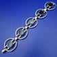 Vintage Art Déco Stil Armband mit schwarzen Onyx Elementen