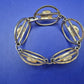 Vintage Art Déco Stil Armband mit schwarzen Onyx Elementen