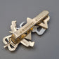 Vintage Anstecknadel Brosche Royal Engineers Wappen Krone Pferd