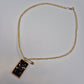Vintage Sternzeichen Kette ARIES Widder mit Anhänger Goldfarben