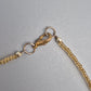 Vintage Sternzeichen Kette ARIES Widder mit Anhänger Goldfarben