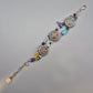 Buntes Vintage Armband mit drei kunstvollen Ornament-Elementen