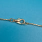 Elegante Vintage Collier Halskette mit Steinbesatz und Fischgrätkette