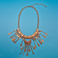 Vintage Statement Collier im Boho Ethno Stil mit Ornamenten und Anhängern