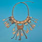 Vintage Statement Collier im Boho Ethno Stil mit Ornamenten und Anhängern