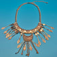 Vintage Statement Collier im Boho Ethno Stil mit Ornamenten und Anhängern