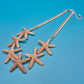 Goldfarbene Seestern Statement Kette im maritimen Design