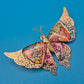 Vintage Schmetterling Brosche mit goldfarbenem Filigran und Emaille-Optik