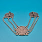 Historische Maria Theresia Taler Anhänger Kette im Vintage Stil