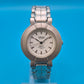 Omax Crystal Quartz Damen Uhr Edelstahl Armbanduhr