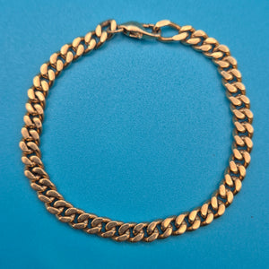 Klassisches Panzerarmband Goldfarben
