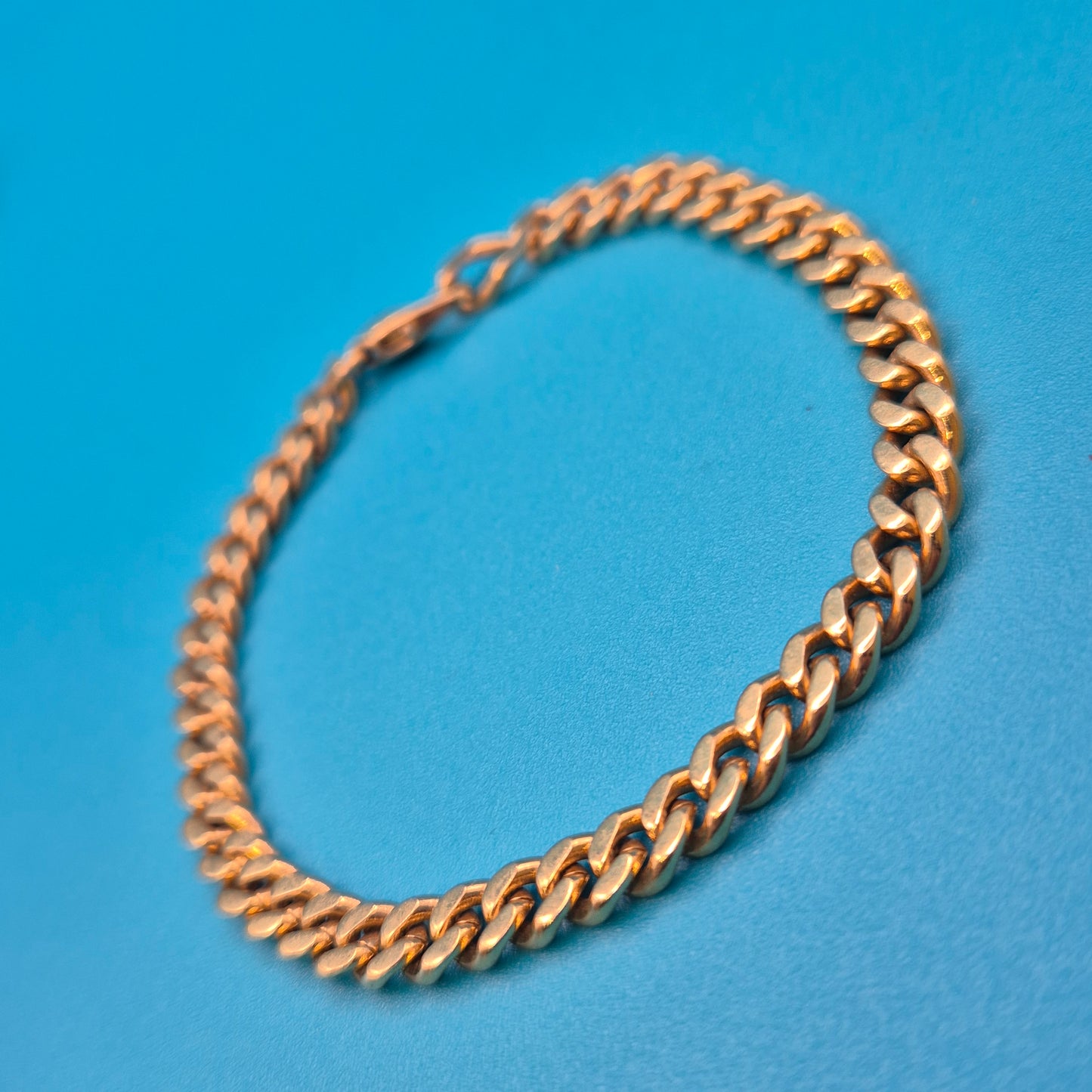 Klassisches Panzerarmband Goldfarben