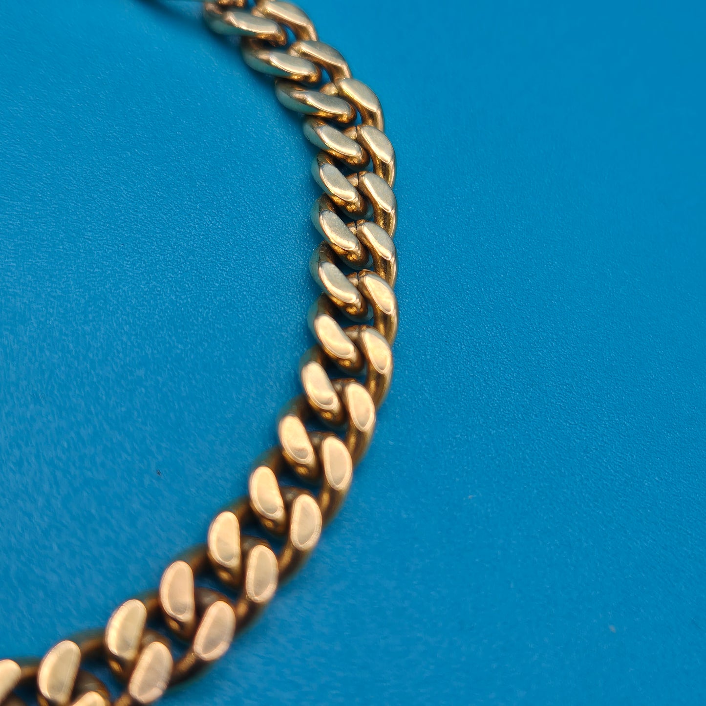 Klassisches Panzerarmband Goldfarben