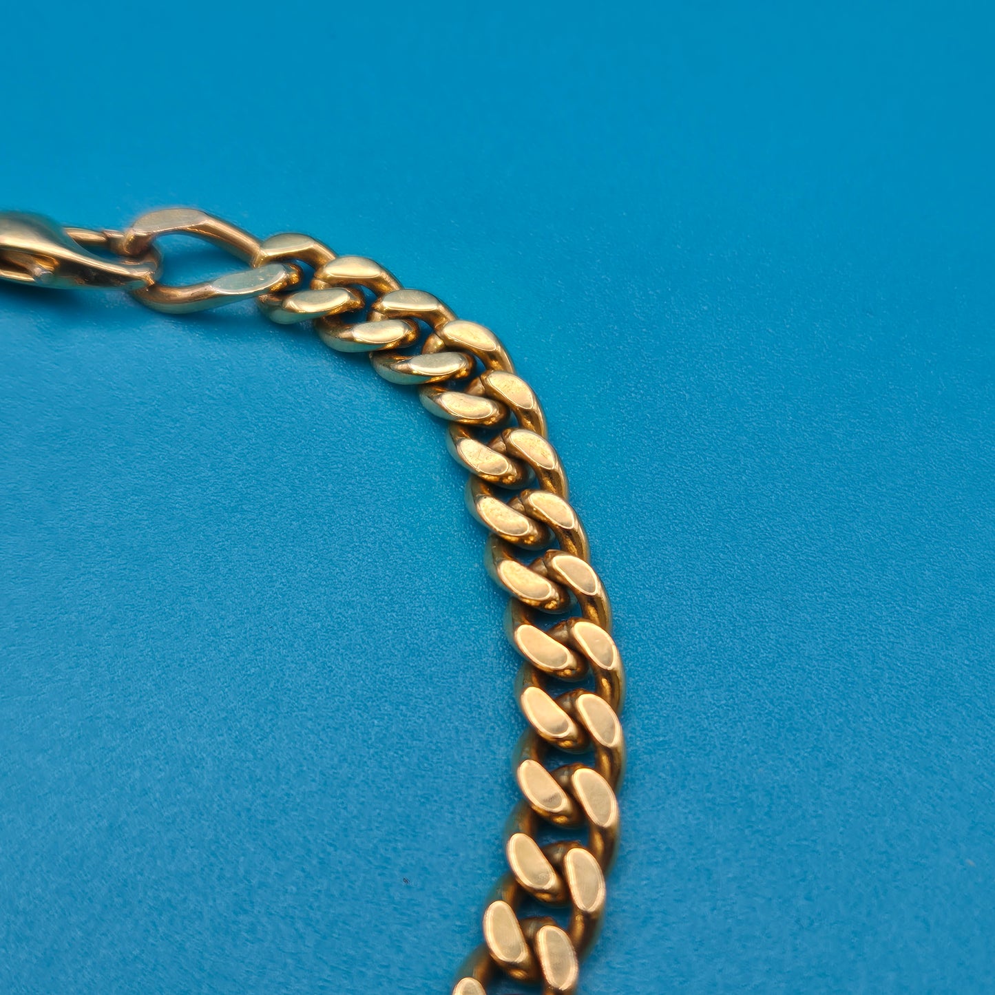 Klassisches Panzerarmband Goldfarben