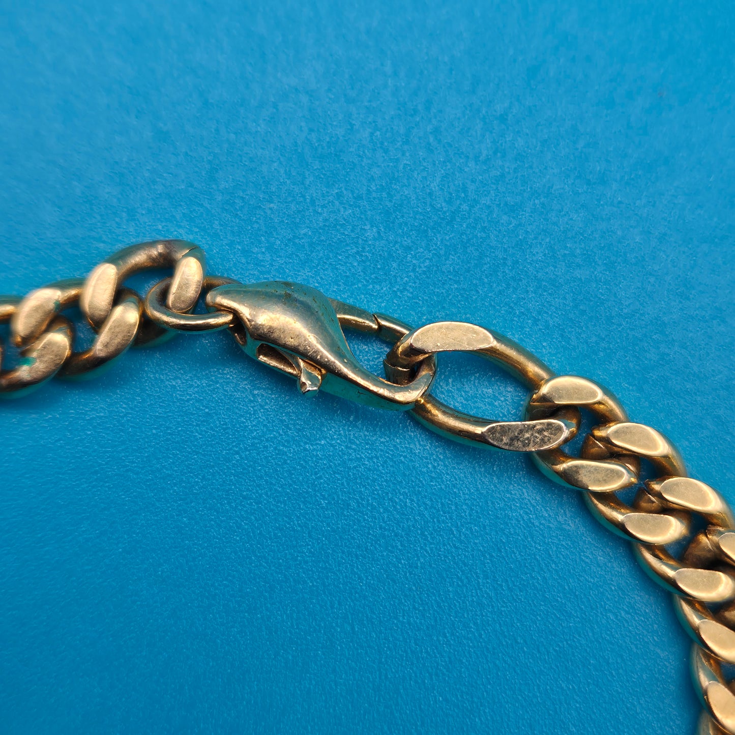 Klassisches Panzerarmband Goldfarben