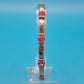 Vintage Armband in Silber-Optik mit pinken Zirkonia-Steinen