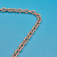 Mid-Century Statement Collier mit quadratischen Steinen und Metall-Elementen