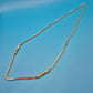 Vintage Goldfarbene Kette mit zwei Zierelementen