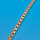 Vintage Goldfarbene Kette mit zwei Zierelementen