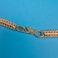 Klassische Vintage Fischgräten-Kette in Goldoptik