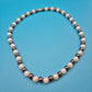 Elegante Vintage-Kette mit Perlen und anthrazitfarbenen Metallperlen