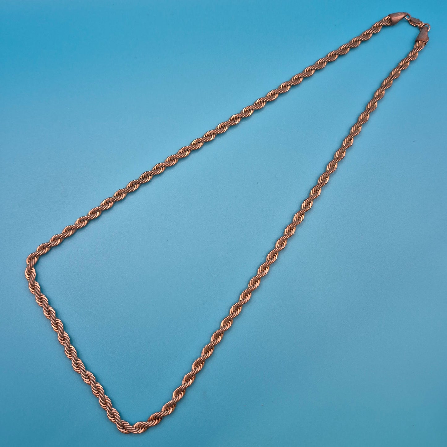 Klassische gedrehte Vintage Kordelkette in Gold-Optik
