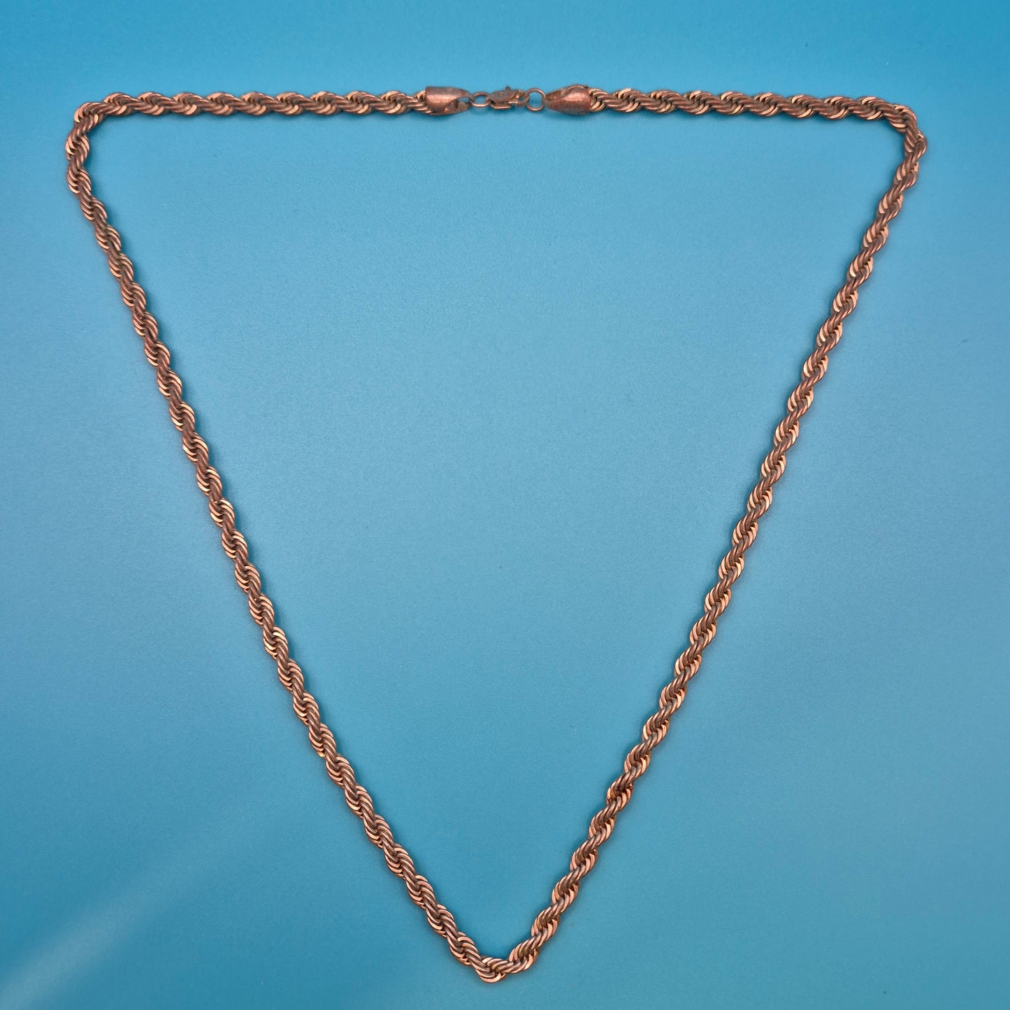 Klassische gedrehte Vintage Kordelkette in Gold-Optik