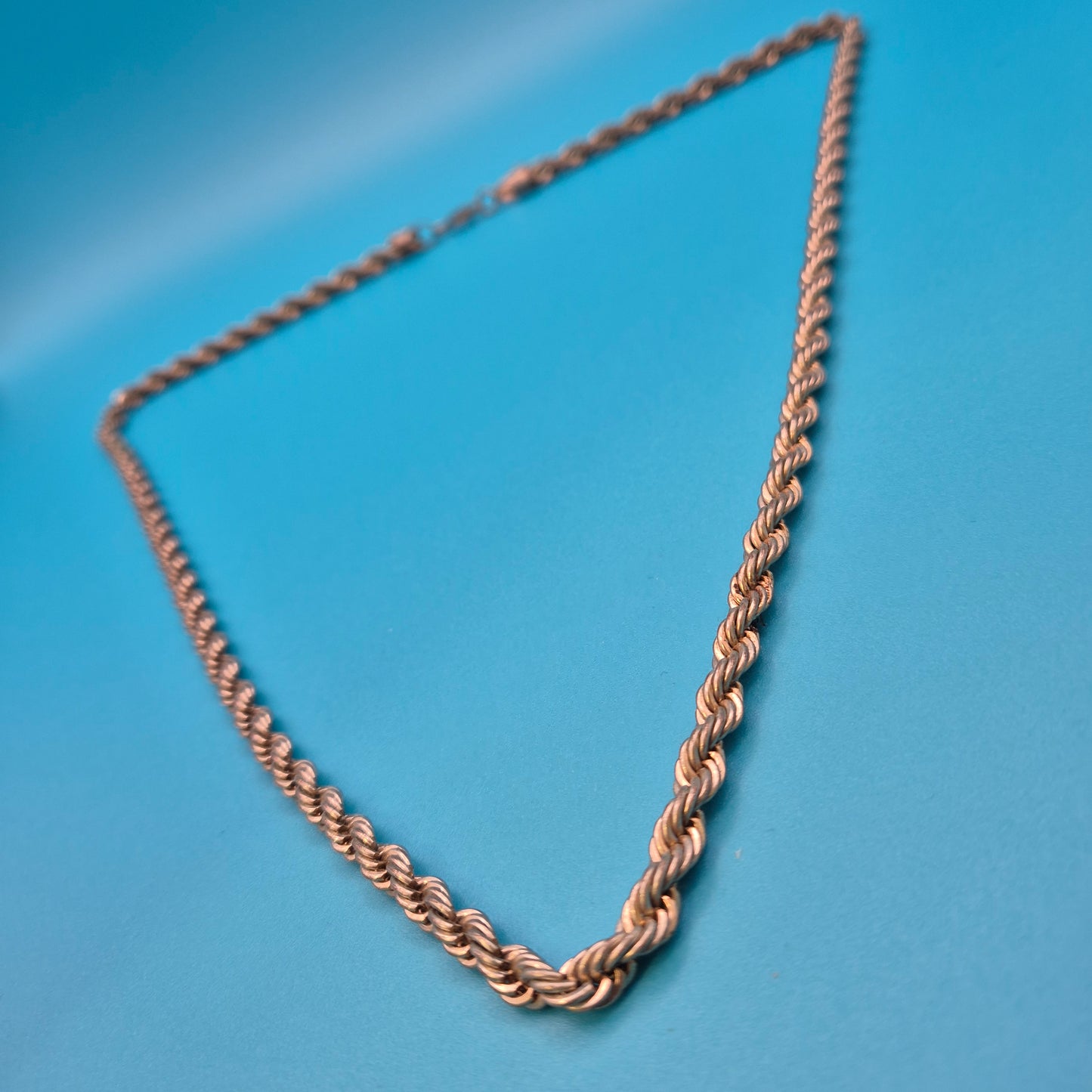 Klassische gedrehte Vintage Kordelkette in Gold-Optik