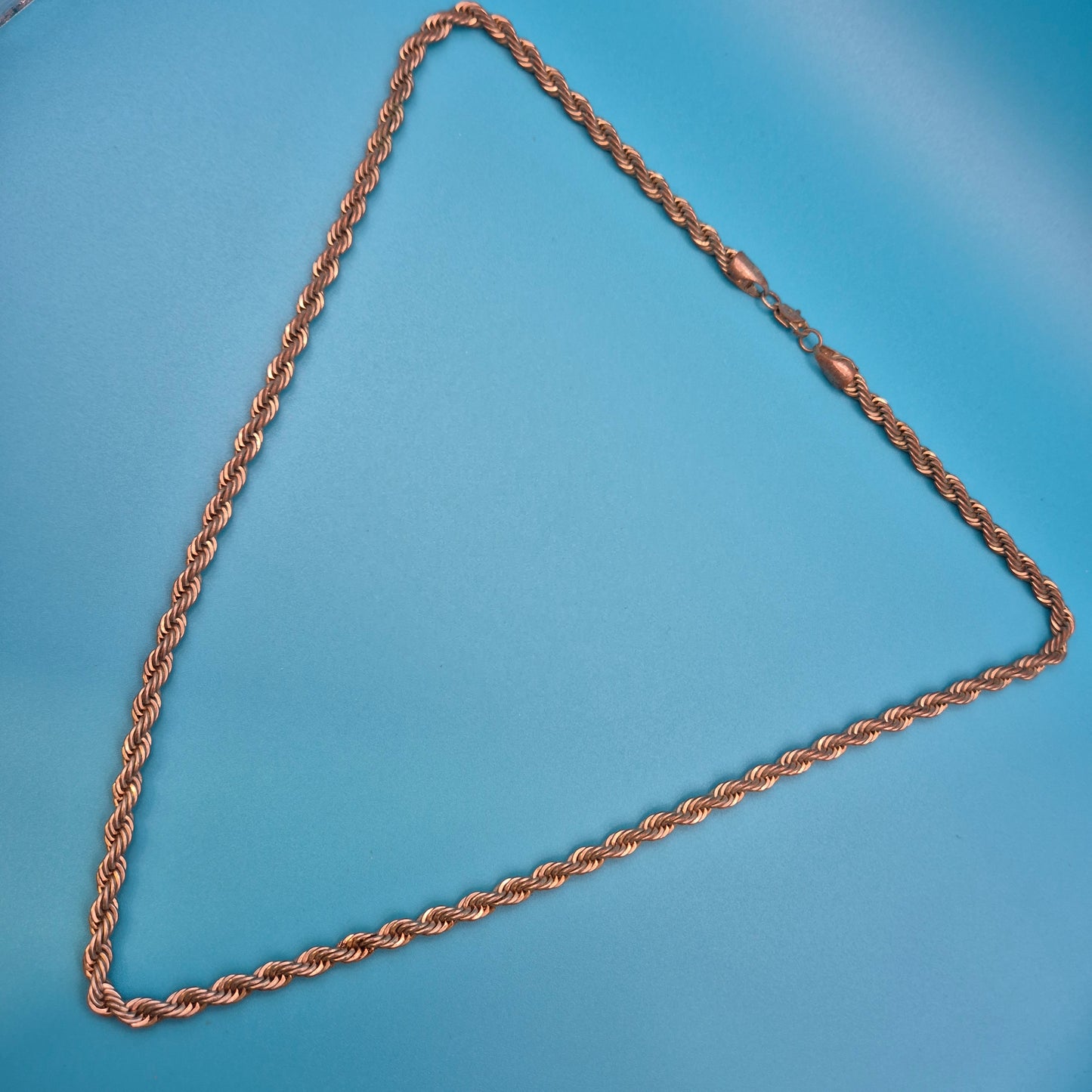 Klassische gedrehte Vintage Kordelkette in Gold-Optik