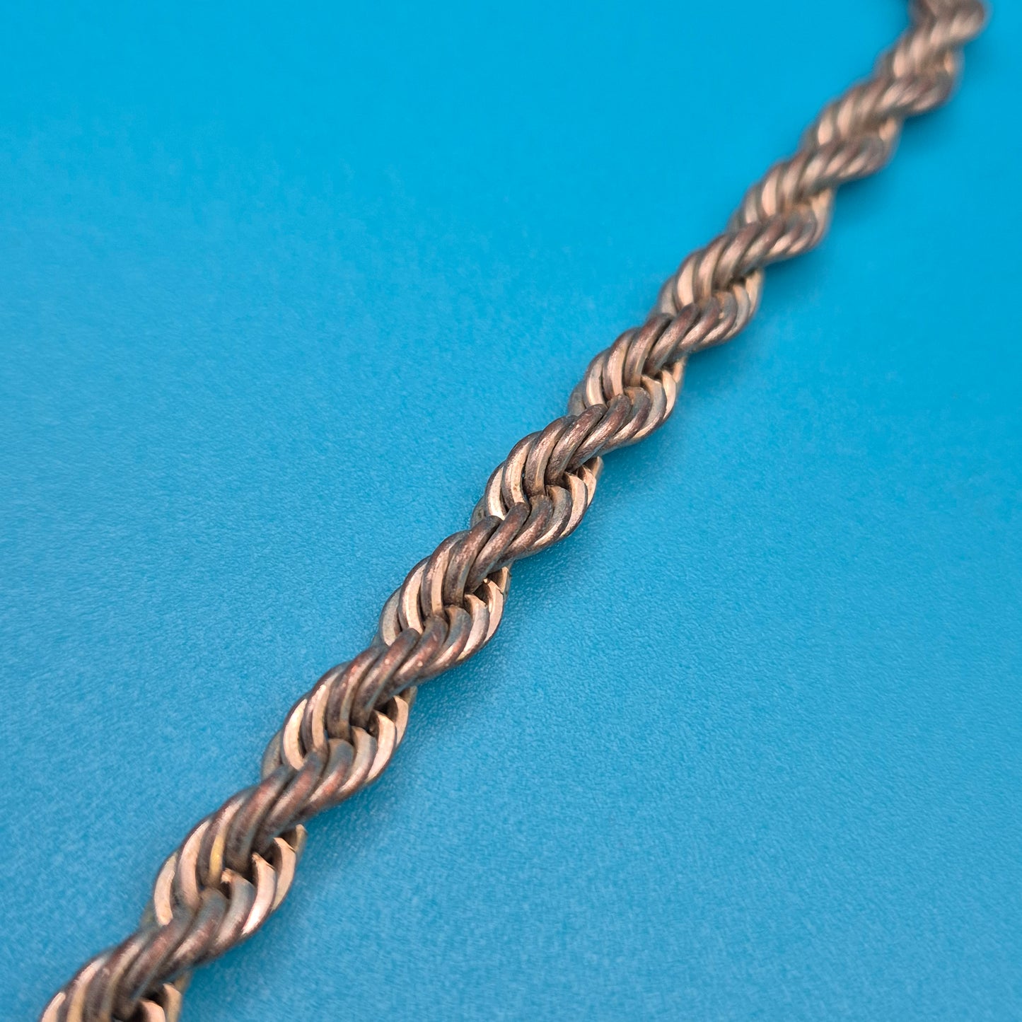 Klassische gedrehte Vintage Kordelkette in Gold-Optik