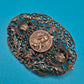 Vintage Brosche St. Theresia vom Kinde Jesu Filigraner Schmuck