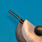 Vintage Mid-Century Brosche Art Deco Stil Messing Kupfer geometrisch