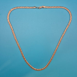 Klassische Vintage Kette in Goldoptik – Geflochtenes Design