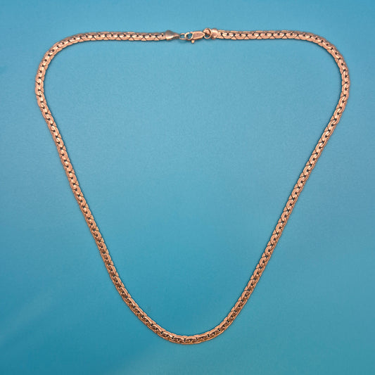 Klassische Vintage Kette in Goldoptik – Geflochtenes Design