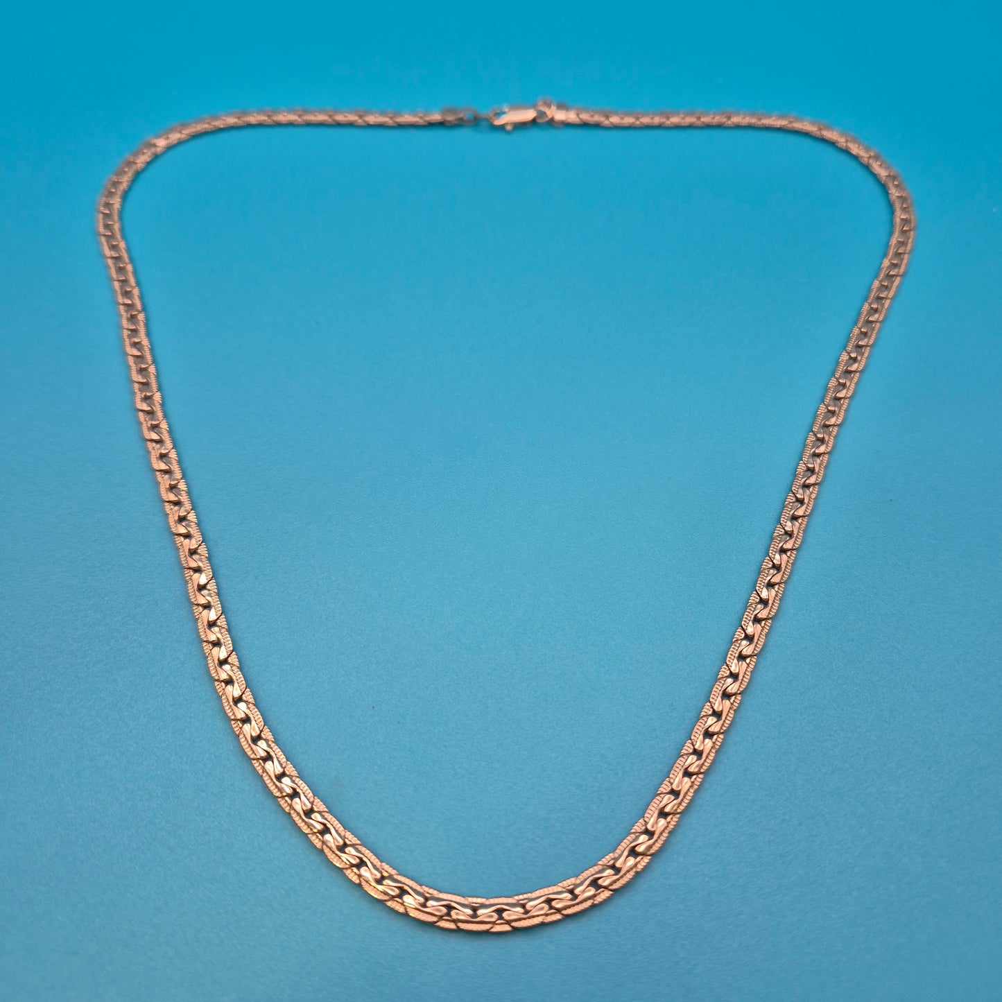 Klassische Vintage Kette in Goldoptik – Geflochtenes Design
